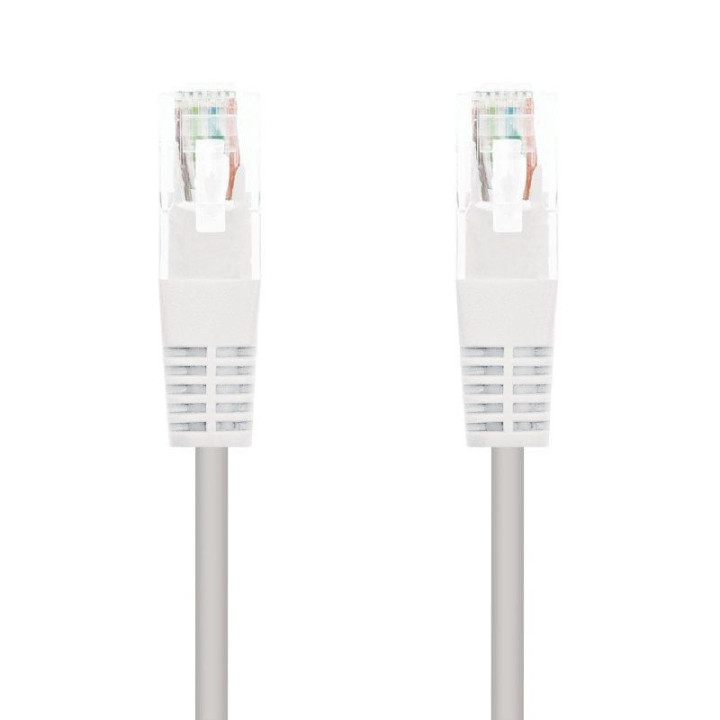 Cable de red rj45 utp nanocable 10.20.0400-l25-w cat.6/ 25cm/ blanco