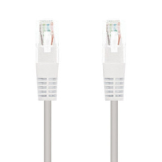 Cable de red rj45 utp nanocable 10.20.0400-w cat.6/ 50cm/ blanco