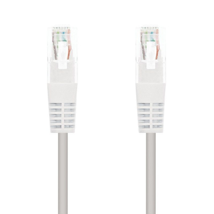 Cable de red rj45 utp nanocable 10.20.0400-w cat.6/ 50cm/ blanco