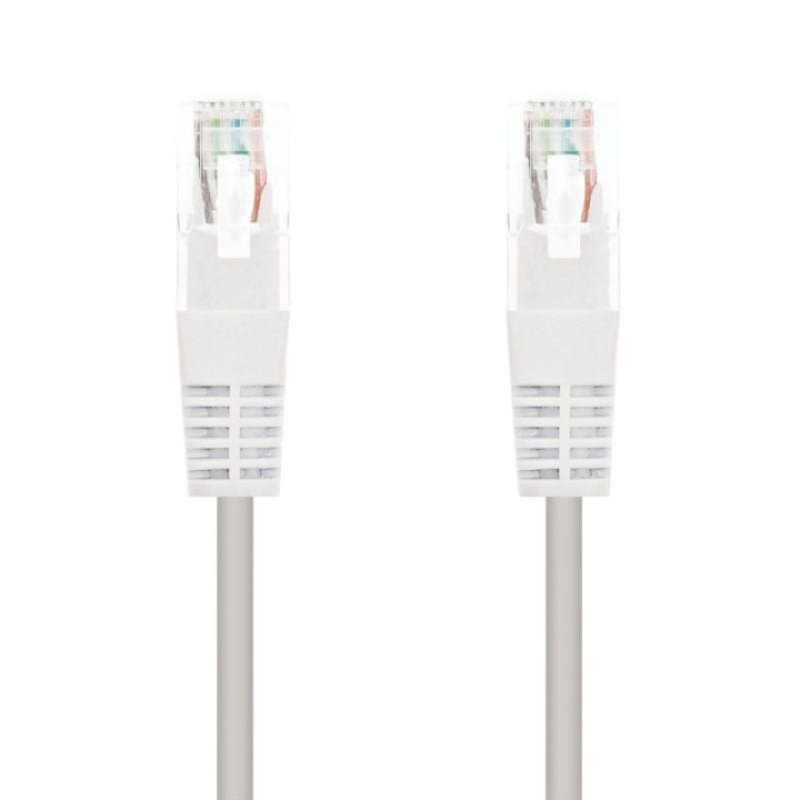 Cable de red rj45 utp nanocable 10.20.0402-w cat.6/ 2m/ blanco