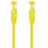 Cable de red rj45 sftp nanocable 10.20.1900-l25-y cat.6a/ lszh/ 25cm/ amarillo