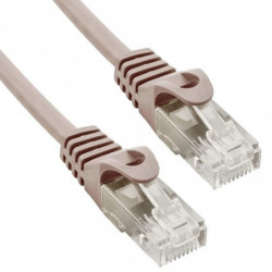 Cable de red rj45 utp phasak phk 1650 cat.6/ 50cm/ gris