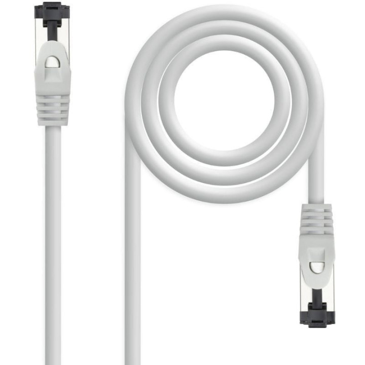 Cable de red rj45 sstp nanocable 10.20.2002 cat.8.1/ 2m/ gris