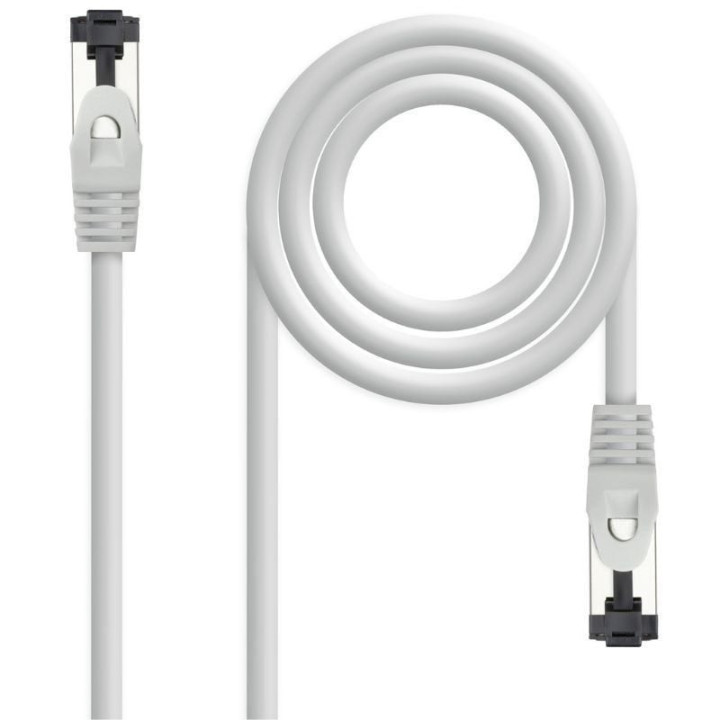 Cable de red rj45 sstp nanocable 10.20.2010 cat.8.1/ 10m/ gris