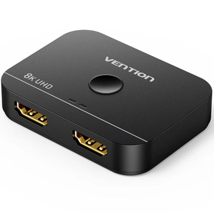 Switch conmutador 8k hdmi 2.1 bidireccional vention akpb0 hdmi hembra/usb-c hembra - 2x hdmi hembra