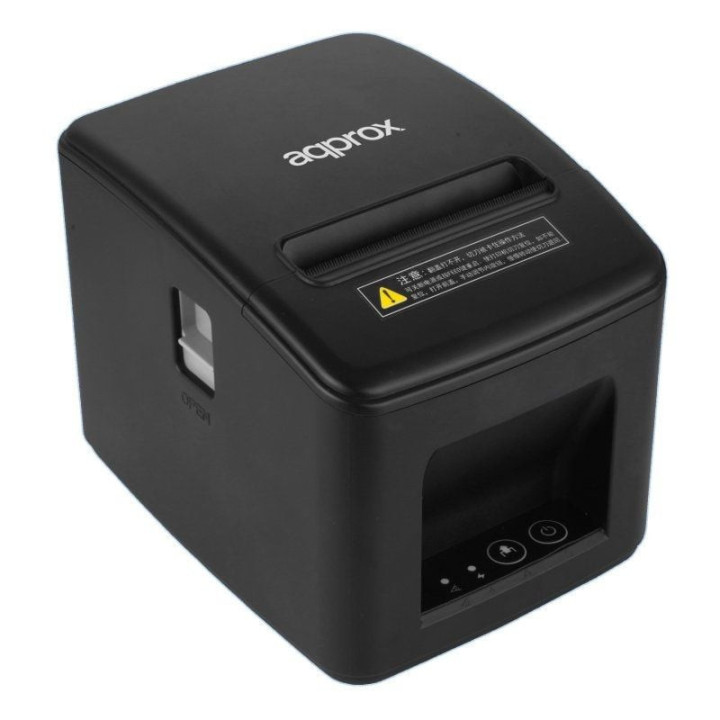 Impresora de tickets approx apppos80am-usb/ térmica/ ancho papel 80mm/ usb-rj11/ negra
