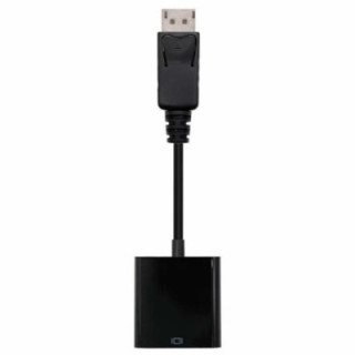 Conversor nanocable 10.16.0602/ displayport macho - vga hembra/ 15cm/ negro