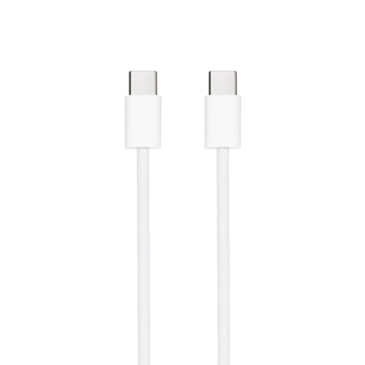 Cable usb 2.0 tipo-c nanocable 10.01.6001-co/ usb tipo-c macho - usb tipo-c macho/ hasta 60w/ 480mbps/ 1m/ blanco
