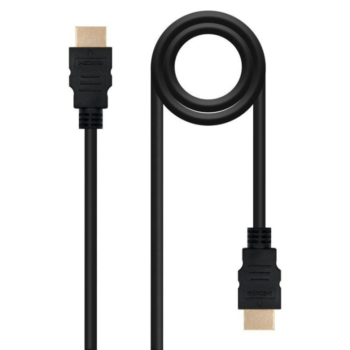 Cable hdmi 1.4 nanocable 10.15.1705/ hdmi macho - hdmi macho/ 5m/ negro