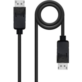 Cable displayport nanocable 10.15.2702/ displayport macho - displayport macho/ 2m/ negro