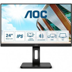 Monitor profesional aoc 24p2c 23.8'/ full hd/ multimedia/ negro