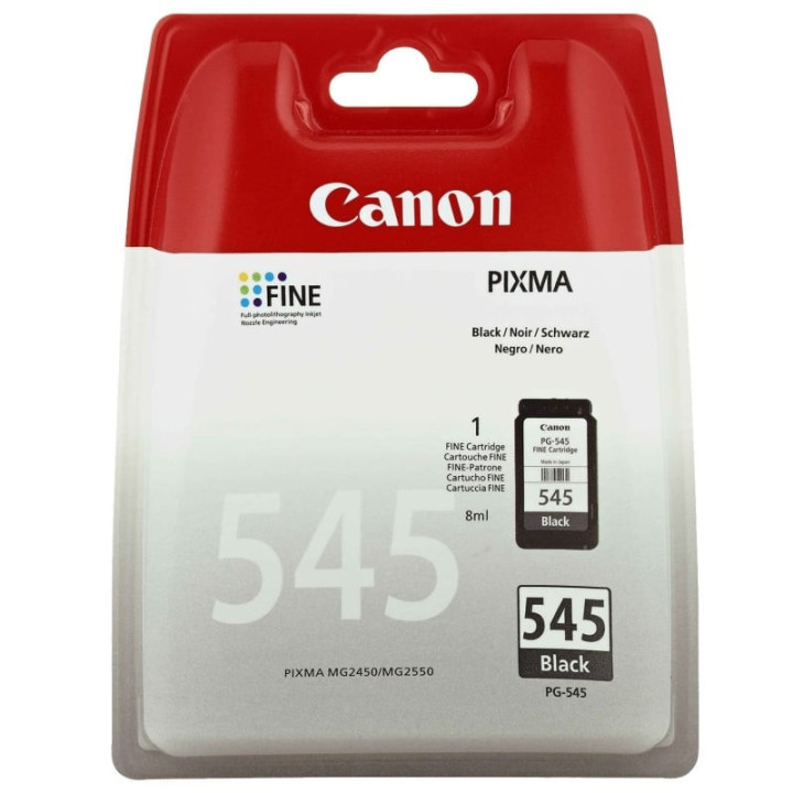 Cartucho de tinta original canon pg-545/ negro